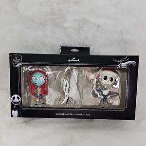 Disney The Nightmare Before Christmas Hallmark Ornaments Zero, Sally, Jack